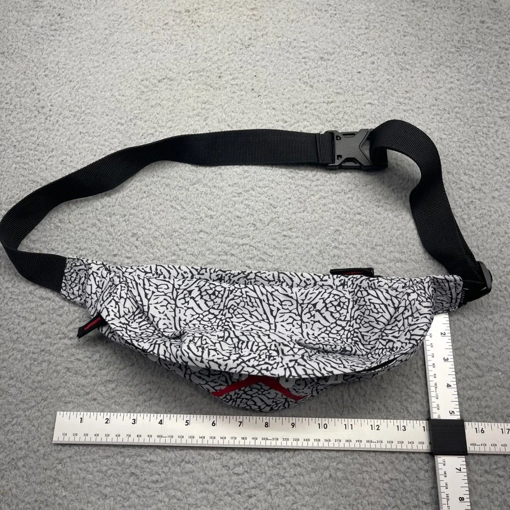 Nike Air Jordan Crossbody  9B0533-G3A Grey Elephant Print Waist Pack Fanny Bag